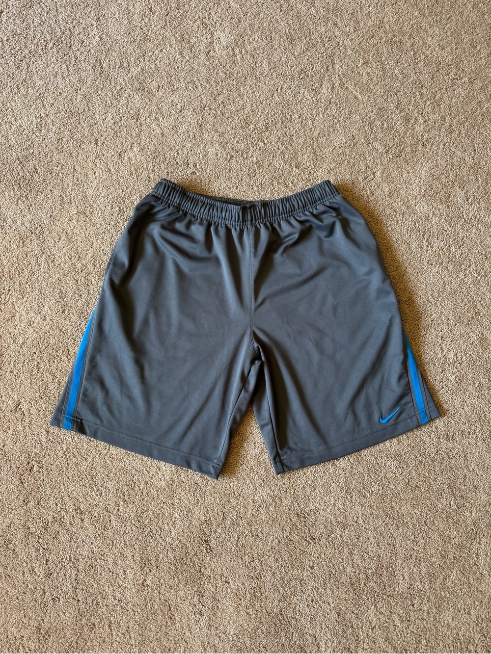 Men’s Medium Baggy Nike Grey & Blue Shorts. Amazing Condition, No Flaws, Skater